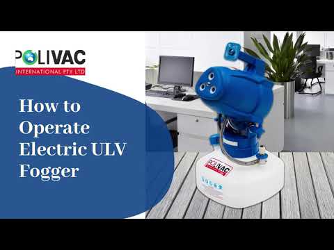 Demo video on How to operate Electric ULV Fogger.