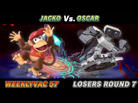 WeeklyVac 57 - SSBU - Jacko (Diddy Kong) vs Oscar (R.O.B.)