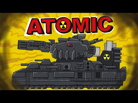 King Dorian vs Atomic Monster - Cartoons about tanks