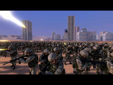 1,000 Modern Soldier vs 15,000 Giant Ogre | Ultimate Epic Battle Simulator #UEBS