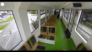 360°-Video: Fahrt mit der neuen Wuppertaler Schwebebahn