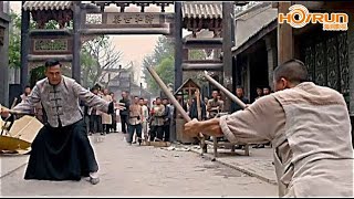 Kung Fu Film Bully hits a 70-year-old man, enraging a Kung Fu expert, who beats the bully heavily.