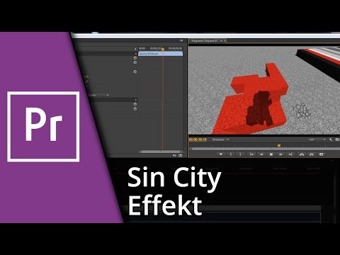 Adobe Premiere Sin City Effekt / Schwarz-Weiß mit einer Farbe ✅ Tutorial