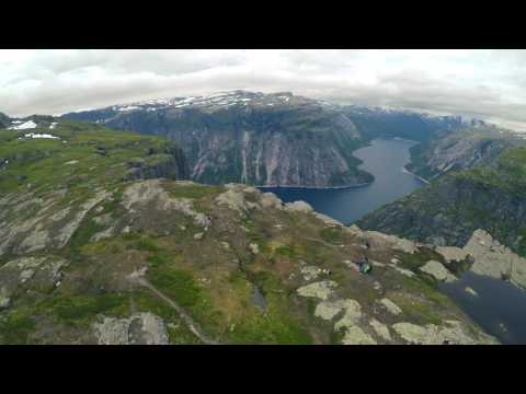 Trolltunga, Norway from a FPV racing drone's perspective! In 4k!