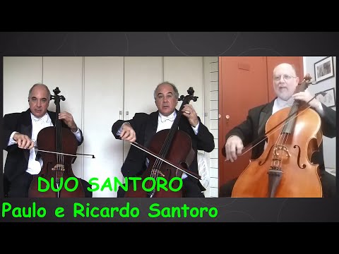 Vivaldi - Concerto para dois violoncelos - Duo Santoro e OSB