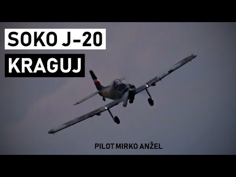 Soko J-20 KRAGUJ | Akrobatski let!! Pilot Mirko Anžel