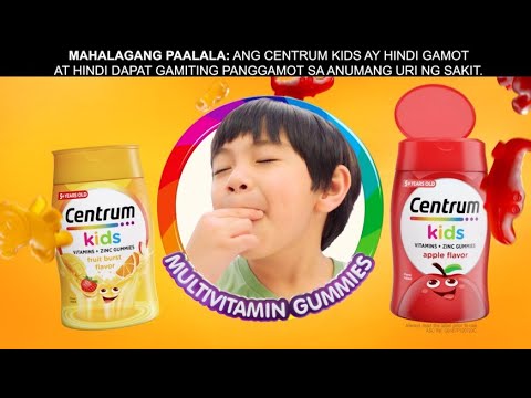 Yummy Centrum Kids Multivitamin Gummies!