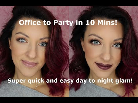 Day to night makeup tutorial | Quick and easy | Office to party makeup look