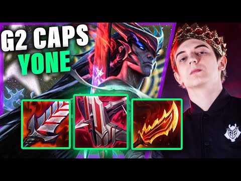 G2 CAPS YONE vs CASSIOPEIA | W/ NEW ITEMS | PRESEASON S11 G2 CAPS STREAM HIGHLIGHTS