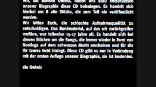 Böhse Onkelz - Hippies (Biographie CD)