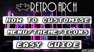 Retroarch☆How to Customize Retroarch Menu, Themes, and Icons #retroarch #emulator #frontend