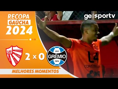 Gols e lances de São Luiz-RS x Grêmio