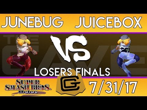 TCG Melee - Junebug (Sheik) vs Juicebox (Sheik) - Losers Finals - SSBM 7/31/17