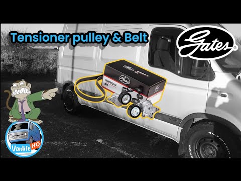Renault Master ￼2.2/2.5 Tensioner pulley & belt replacement