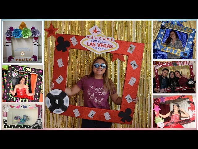 Vídeo relacionado con WADORN Accesorios para cabina de fotos de fiesta de noche de cine, 79 x 47 pulgadas, decoración de fiesta temática de película, marco de fotos, telón de fondo para vacaciones, cumpleaños, aniversario