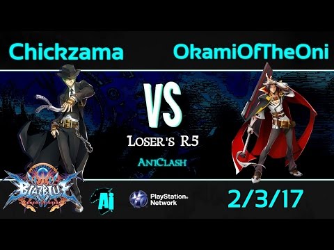 AniClash 58 - Chickzama (Hazama) vs. OkamiOfTheOni (Kagura) Loser's R5 - BBCF Blazblue CF