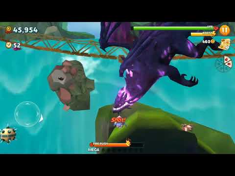 HUNGRY DRAGON SPECIAL BIRTHDAY UPDATE NEW DRAGON UMBRA THE DARK DESTROYER OF ENEMIES UNLOCKED GAME