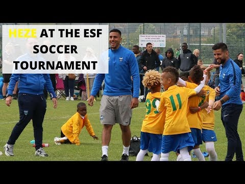 HEZE AT THE ESF SOCCER TOURNAMENT