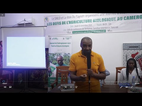 , title : 'Journée d'information sur les défis de l'agriculture biologique au Cameroun'