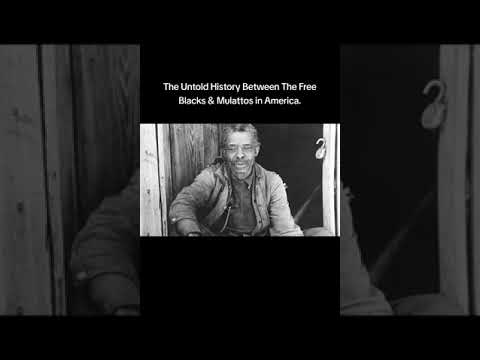 The Untold History Between The Free Blacks & Mulattos During Slavery in America.