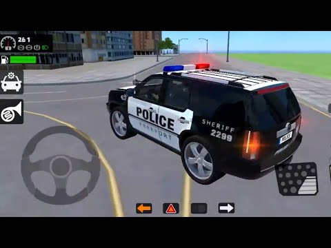 🚔 Police Cadillac Escalade Driving – Offroad Cop's Jeep 4x4 Driver Simulator #gaming #gameplay 