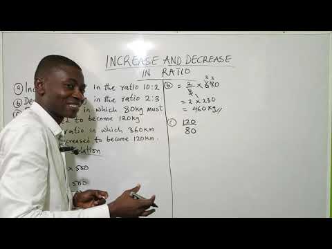 Joshua Okwuwe Online Maths Increase And Decrease In Ratio