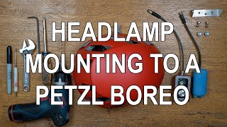 Petzl Boreo Helmet - How to Mount a Headlamp