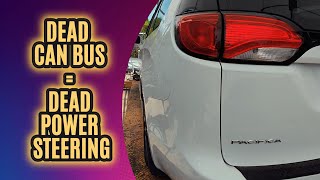 Dead CAN Bus = No Power Steering! | 2017 Chrysler Pacifica Diagnosis