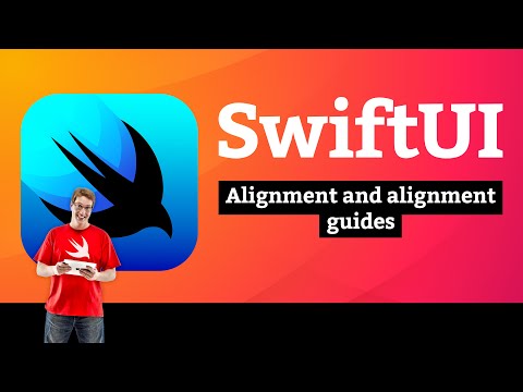 Alignment and alignment guides – Layout and Geometry SwiftUI Tutorial 2/6 thumbnail