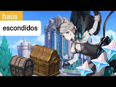 Baús secretos em Fontaine - genshin impact.