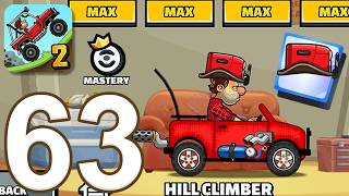Hill Climb Racing 2 - Gameplay Walkthrough Part 63 - Hill Climber Max Upgraded (iOS, Android)