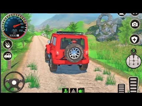 Offroad Land Cruiser Jeep Drive - Real 4x4 SUV Hill Simulator - Android GamePlay