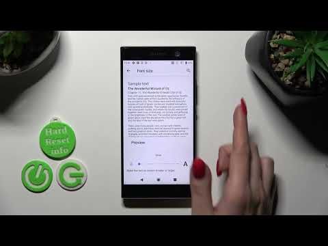 How to Change Font Size on SONY Xperia XA2