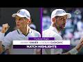 Sensational Sinner Storms To Final Jannik Sinner Vs Novak Djokovic Highlights Wimbledon 2026