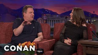 Jeff Garlin Hijacks The Hayley Atwell Interview | CONAN on TBS video