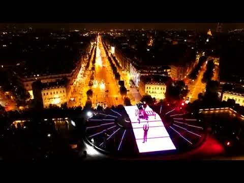 Dj Snake dropping Sikdope at Arc de Triomphe in Paris