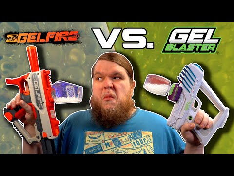 GEL BLASTER SURGE vs. NERF GELFIRE MYTHIC