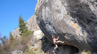 Toutatis 8a / 5.13b (Theopetra, Greece) Uncut Ascent