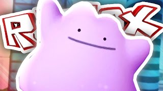 CATCHING DITTO IN ROBLOX POKEMON GO!!