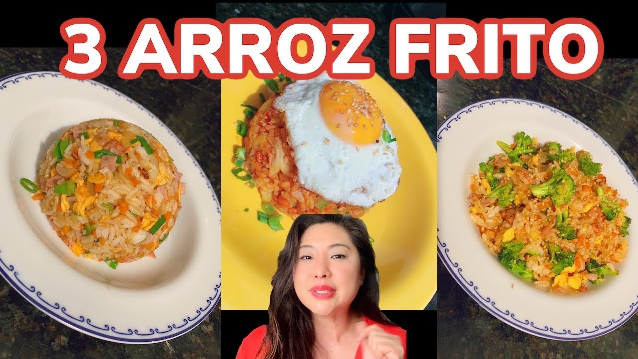 ARROZ FRITO 3 JEITOS