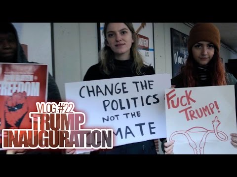 TRUMP INAUGURATION/PROTEST  VLOG #21 | LIFE OF A MUSIC VIDEO DIRECTOR