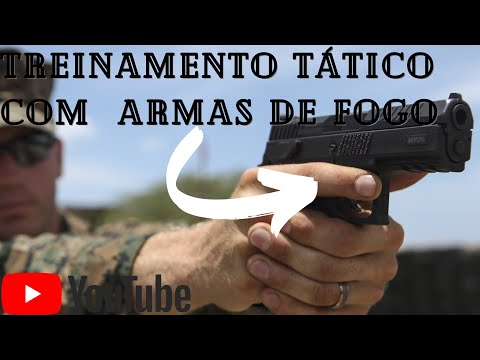 Treinamento tático com armas de fogo e academia de autodefesa