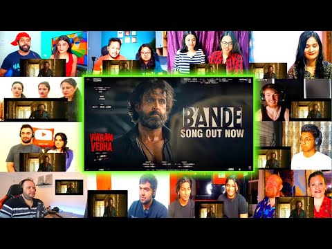 Bande (Video) Vikram Vedha Song Reaction Mashup | Hrithik R, Saif| SAM, Manoj, Sivam| Only Reactions