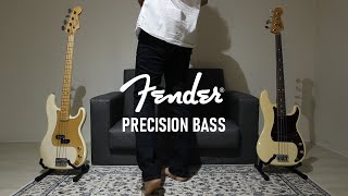 Video thumbnail for ORANGE FANG FANG BOYS - READY TO / Fender PRECISION BASS COMPARISON / American Vintage 58 VS 70 by TUNA CRACKER BASS LAB.