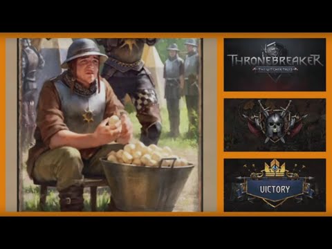 Thronebreaker:The Witcher Tales. Solving & winning the Fortress in the Swamp battle puzzle