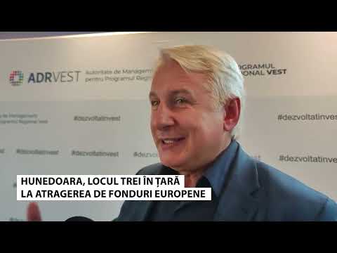 Hunedoara, 3rd in the country in attracting European funds!