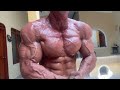 super huge muscleman flexing hard!