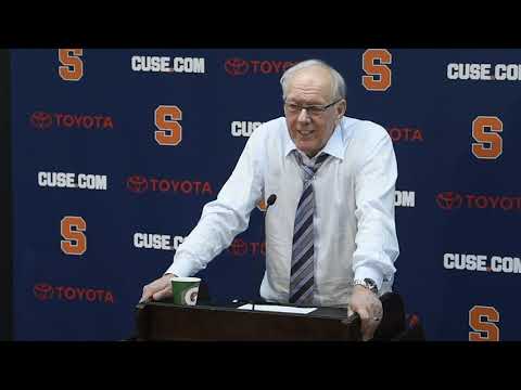 Jim Boeheim postgame news conference after Syracuse basketball vs. Boston College (2019)