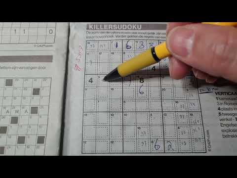 (#5907) Saturday. Killer Sudoku puzzle. Bonus Extra edition. 02-04-2023 Extra part 2 of 4
