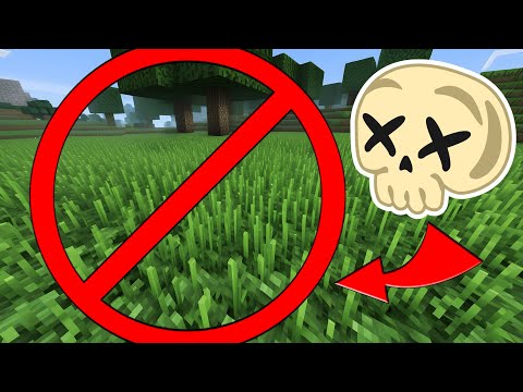 Insane! Grass in Minecraft is LETHAL!
